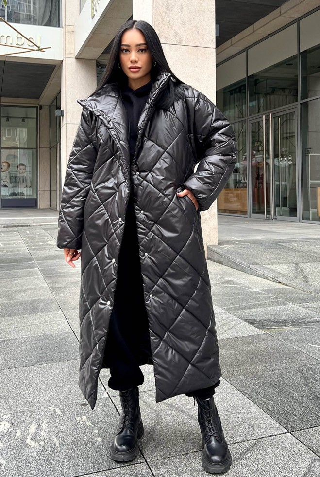 Зимове пальто Реммі чорний