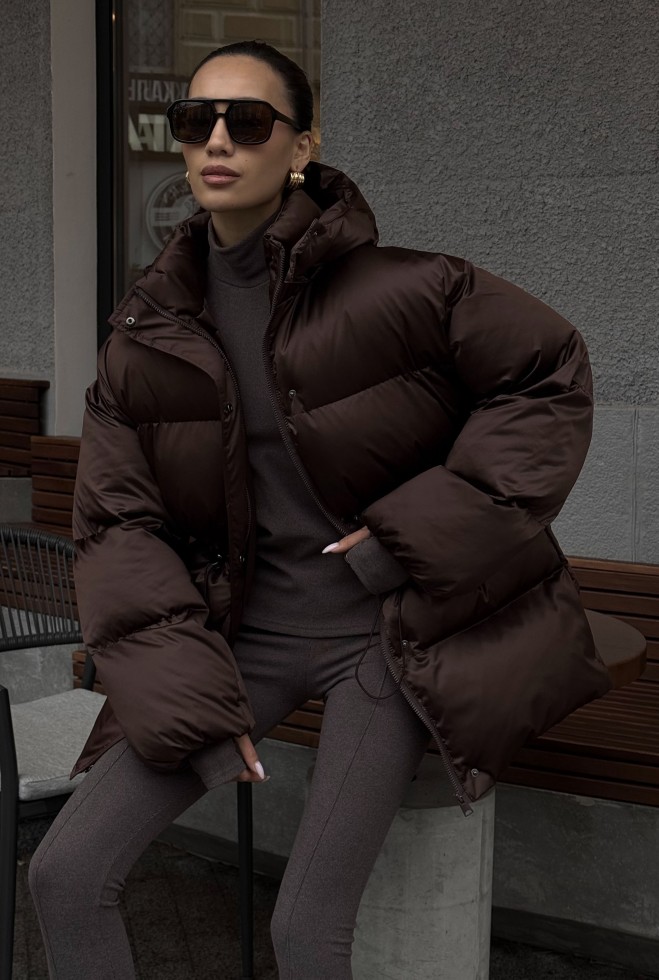 Пуховик Айс шоколад Жадон