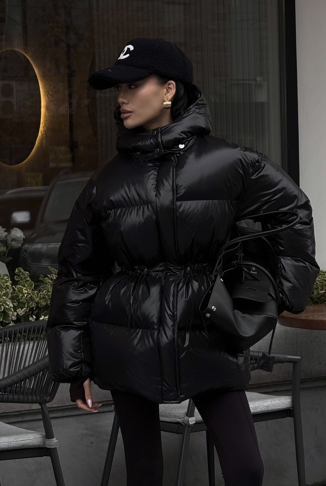 Пуховик Айс чорний Жадон