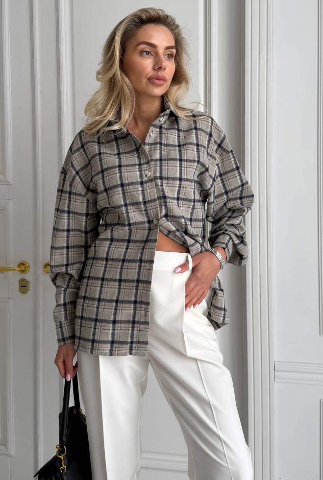 Сорочка Нора бежевий