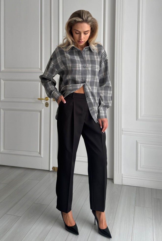 Сорочка Нора сірий