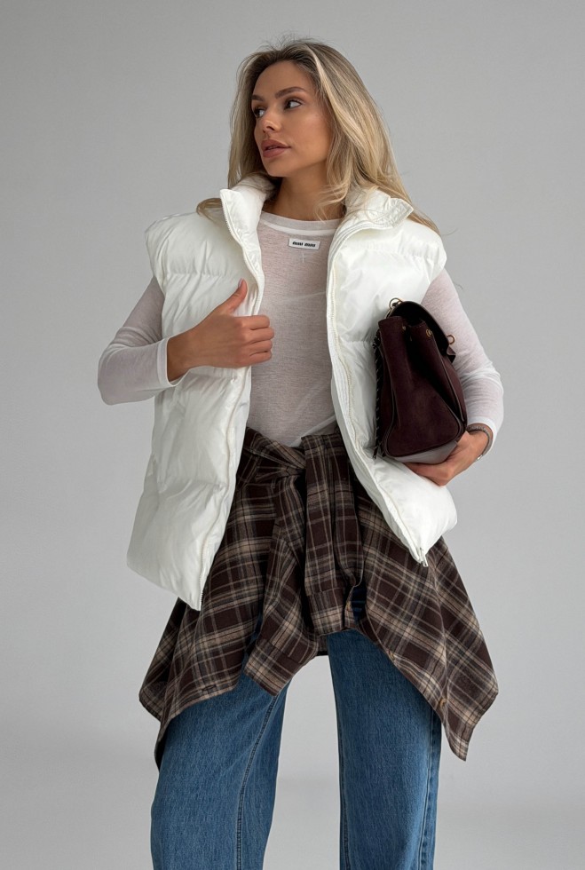 Жилет Айві молочний