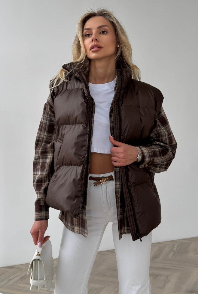 Жилет Айві шоколад