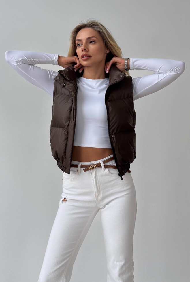 Жилет Скай шоколад